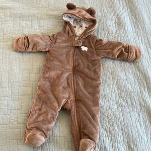 Warm bear suit 3-6 months